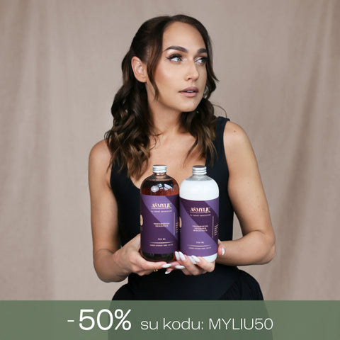 "I LOVE MYSELF" laundry detergent and fabric softener set