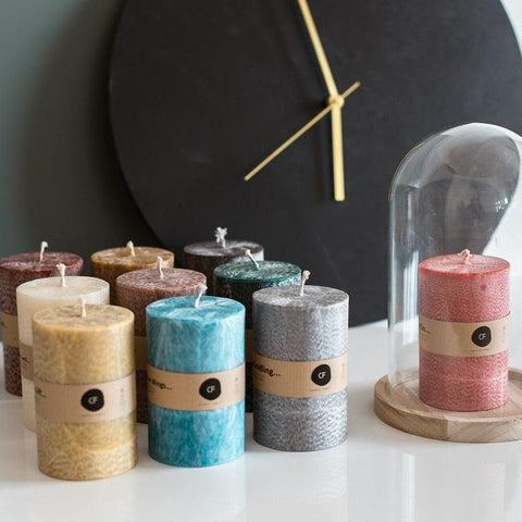 Scented palm wax candle "Hug is a gift"