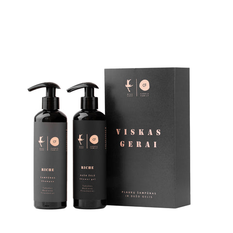 Šampūno ir dušo gelio rinkinys vyrams „VISKAS GERAI“