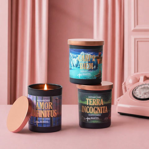 Soy wax candle AMOR INFINITUS