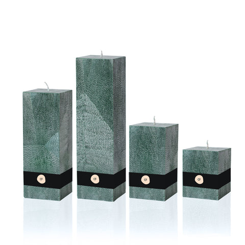 Gray interior candle (square)