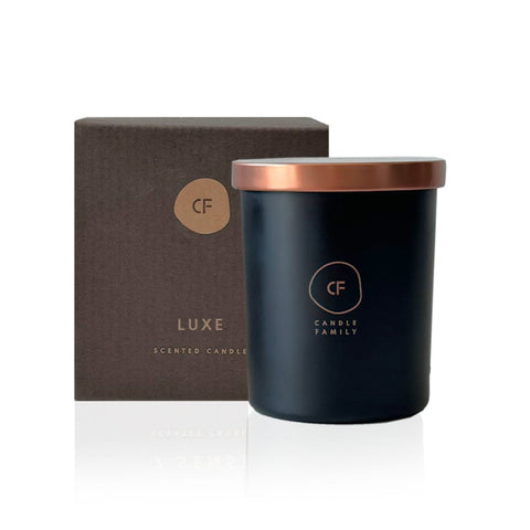 Kvepianti sojų vaško žvakė (rosegold) „LUXE“