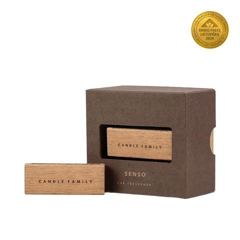 Ąžuolinis automobilio kvapas į groteles su papildymu